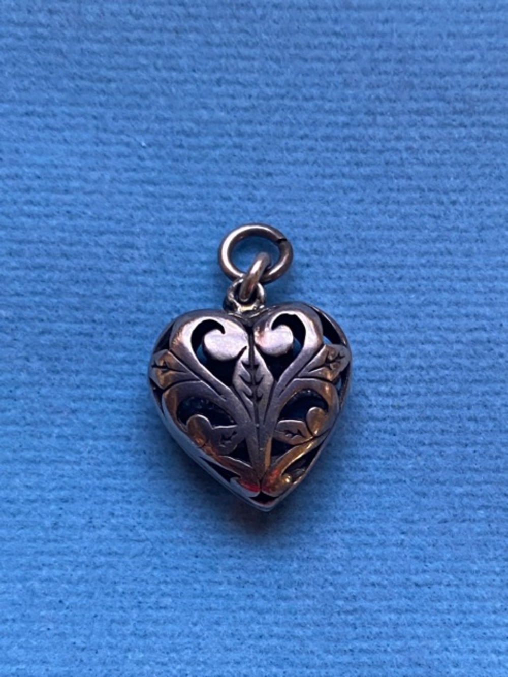 Sterling Silver Filigree Heart Pendant